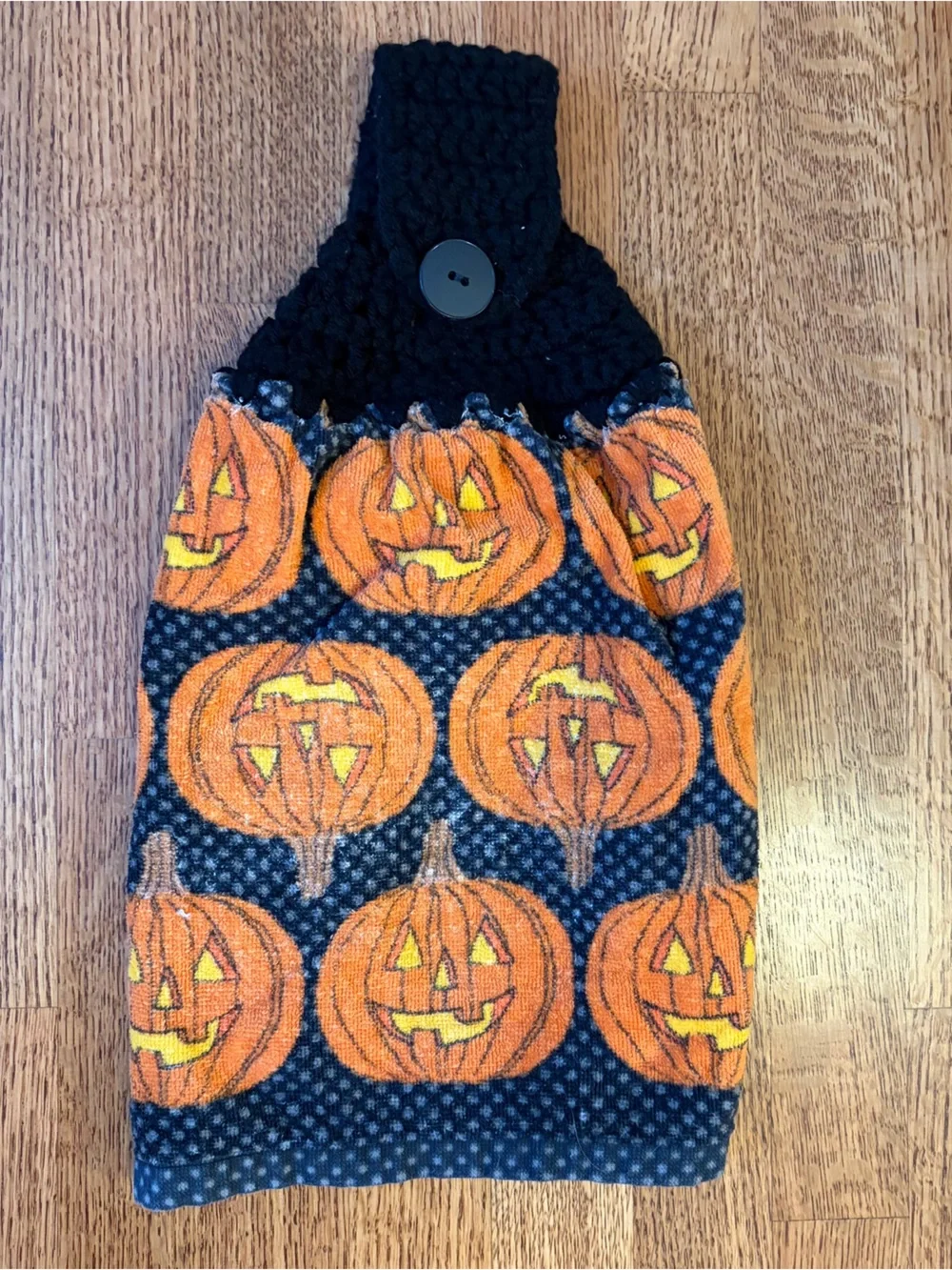 7 Crochet Top Hanging Kitchen Towels Vintage-Style Holidays Easter Halloween